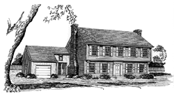 Saltbox Early New England Homes